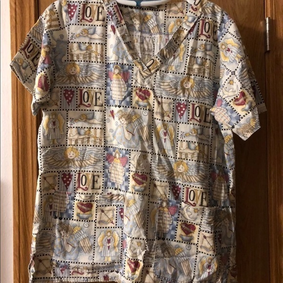 Cottonality Scrub Size M Women’s Top - Picture 1 of 6